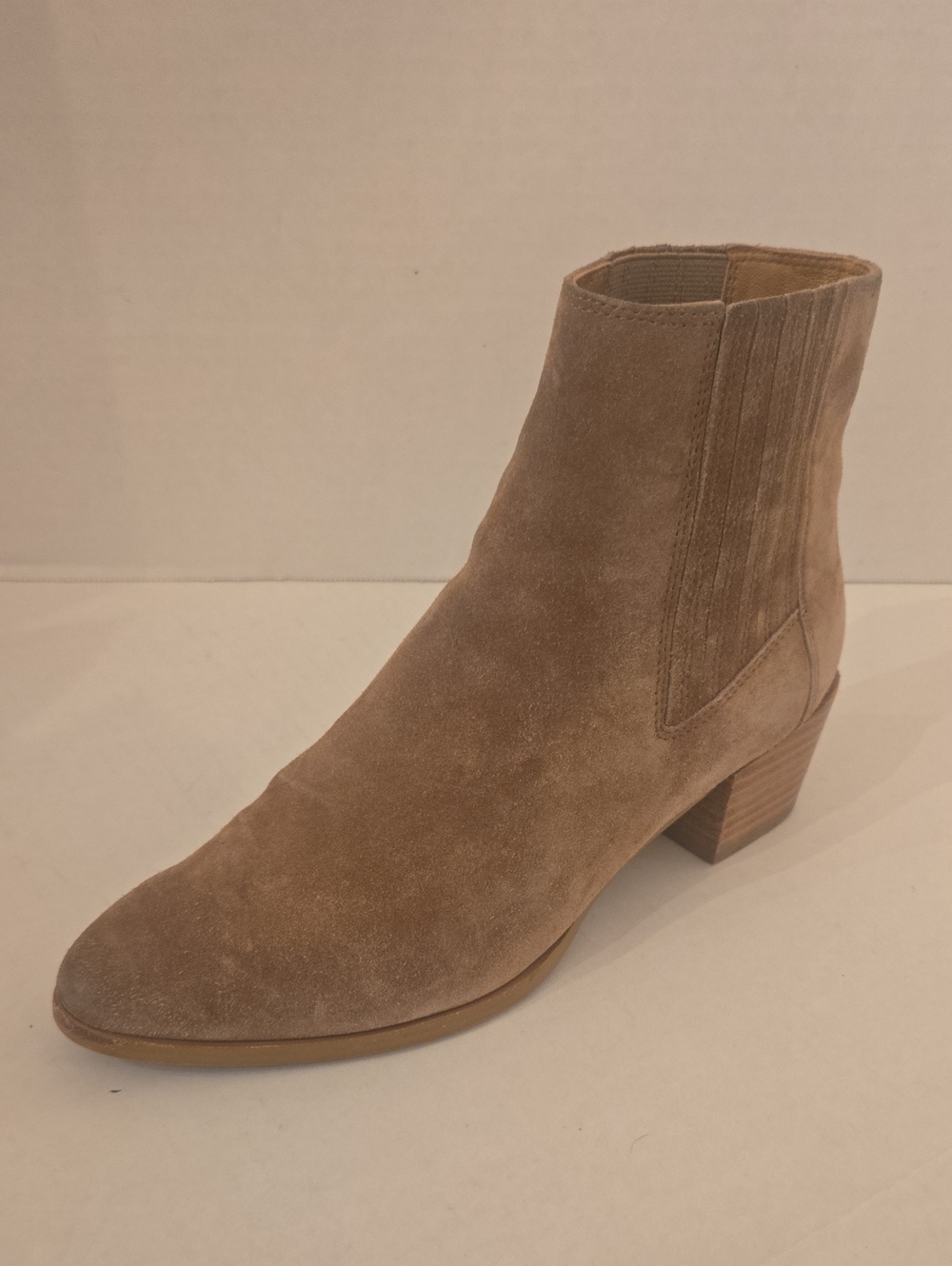 Rag & Bone Taupe Suede Chelsea Ankle Boots